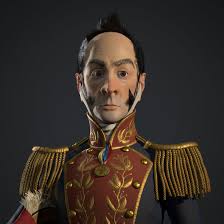 Irene esser, a former miss venezuela acted as simon bolivar's wife in the show. Artstation Simon Bolivar Civilization Vi Fan Art Mikhail Danilov