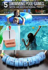 5 Swimming Pool Games With An Educational Twist Learning Liftoff Swimming Pool Games Pool Games Fun Pool Games