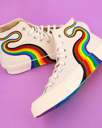 In 2021, the tradition continues with both the swoosh brand and converse with colorful new footwear to celebrate the lgbtqia+ community. Nigra Mercato For Pride 2021 Converse Teamed Up With Facebook