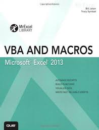 Excel 2013 Vba And Macros Mrexcel Library By Bill Jelen