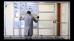 Il fonctionne aussi bien avec les portes en bois que les portes en verre, jusqu'à 40 kg. Caisson En Kit Pour Porte A Galandage Youtube