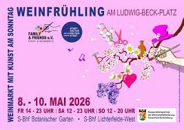 1. - 3. Mai 2026: KUNST trifft WEIN“ rund um den idyllischen Dorfteich  Lichtenrade