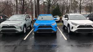 all 9 color choices for 2019 rav4 what are your favorites