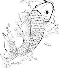 Golden Fish Dessin Poisson Dessin Art Koi