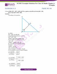 As the name suggests, the three angles in the triangle are 30, 60, and. Ncert Exemplar Class 10 Maths Solutions Chapter 6 Free Pdf