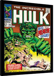 The hulk's original series was canceled with issue #6 (march 1963). Hulk Comic Cover Gerahmte Poster Bilder Kaufen Bei Europosters