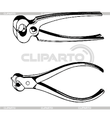 Zeichnen Zange Stock Vektorgrafik Cliparto