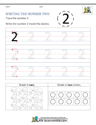 How to write number 2, kids preschool learning? Kindergarten Printable Worksheets Writing Numbers To 10