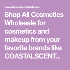 Maybe you would like to learn more about one of these? Shop All Cosmetics Wholesale For Cosmetics And Makeup From Your Favorite Brands Like Coastalscents We Offer 100 A Cosmetics Wholesale Makeup Cosmetics Makeup