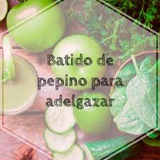 Para bajar de peso, para esos días en los que desea tener un batido que pueda . Batido De Pepino Para Adelgazar
