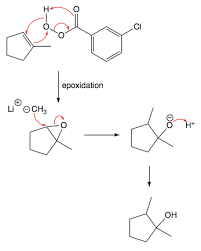 Mcpba is often preferred to other peroxy acids because of its relative ease of handling. Explain The Mechanism Of This Reaction 1 Mcpba 2 Ch3li 3 H H2o Study Com