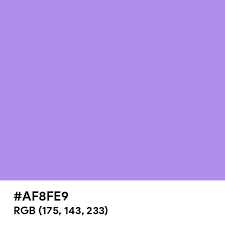 Purple is also a gorgeous choice for evening wear for you. Soft Purple Color Hex Code Is Af8fe9
