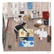 We are always updating and refining our designs. Illustrator Imagines Famous Artists Working In Their Studios