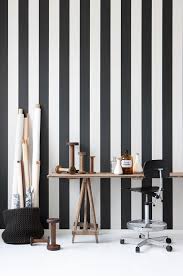 Bedroom Classy Black And White Wallpaper Pin By Koka On 1 5 Workspace Striped Walls Black And White Wallpaper Feature Wall Wallpaper
