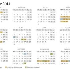 Dieser ferienkalender hilft ihnen, den überblick zu behalten. Mit Bruckentagen Und Feiertagen Planen Sie Den Urlaub 2014 Optimal Welt