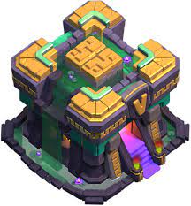 At seventh level a small battlement with a wooden floor gets added to the back left corner of the roof. Town Hall Clash Of Clans Wiki Fandom