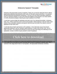 Greet guests as they arrive. Welcome Speech Example Lovetoknow