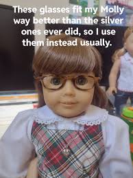 can head replacements come back with accessories? (specifically glasses) :  r/americangirl