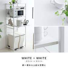 楽天市場 レンジ台 ゴミ箱 収納 レンジボード 60幅 スリム ラック ごみ箱上ラック 収納 キッチンラック キッチンボード レンジラック 収納棚 収納ラック ごみ箱 キッチン収納 おしゃれ ナチュラル 北欧 棚 シンプル ごみ箱ラック emery エメリー エア リゾーム