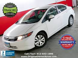 More than just a mere model, the honda civic is an institution. 2012 Honda Civic 4dr Auto Lx 40 Mpg Runs Great Cold Ac Original Owner Autos Dealership In Eden Prairie