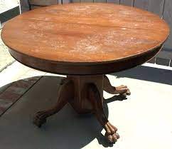 Antique Dining Room Table With Pull Out Leaves Round Dining Room Table Round Oak Dining Table Antique Dining Room Table