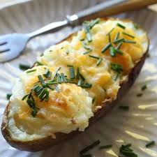 Twice Baked Potatoes Recipe Baked Potato Recipes Recipes Delish Recipes