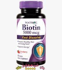 فيتامينات و حبوب البيوتين 5000 لتطويل للشعر biotin 5000 mg for hair growth and length يعتبر حبوب البيوتين ل healthy hair strong nails biotin 5000