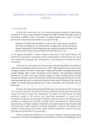 Street Harassment Research Papers Academia Edu