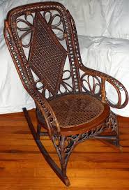 intricate antique rattan wicker rocking chair by domesticplatypus 298 00 wicker rocking chair rocking chair wicker chairs