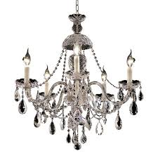 Elegant Lighting Alexandria 25 5 Light Elements Crystal Chandelier Walmart Com Walmart Com