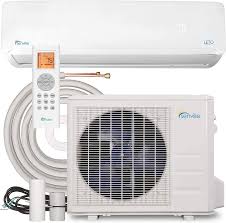 Window air conditioning systems aren't as portable as a fan, but they are more powerful and actually cool the air, instead of simply recirculating it. Amazon Com Senville Leto Series Mini Split Air Conditioner Heat Pump 24000 Btu 208 230v White Home Kitchen
