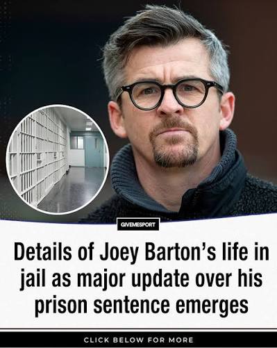 Barton has been in custody since March 10 - and it's now been revealed what  life's like for him behind bars... Read more 👇