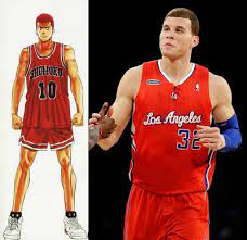 Blake Griffin Hanamichi Sakuragi Look Alike Blake Griffin Sports Look Alike