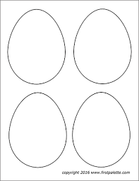These pretty eggs come in a variety of designs and patterns as well. Easter Eggs Free Printable Templates Coloring Pages Firstpalette Com