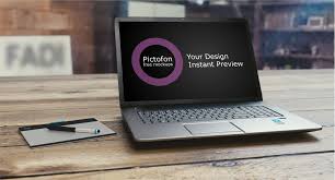 New Laptop Mockup With Instant Preview Of Your Design On Free Mockups Generator Pictofon Com Free Mockup Free Mockup Generator Mockup Generator