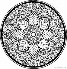Abstract free printable coloring pages. Abstract Printable Coloring Pages Floral Mandala Coloring4free Coloring4free Com