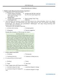 Buku siswa sd kelas 6 tema 8 bumiku.pdf. Soal Pas Kelas 6 Tema 2 Sanjayaops Com Doc