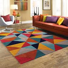 In a guest bedroom, consider using a sleeper sofa or a narrow daybed. Buy Crown Carpet Handmade Tuffted Geometrical Design Carpet For Living Room Bedroom Size 9 X 12 Feet 270x360 Cm Wollen Multi Colour Online At Low Prices In India Amazon In