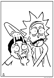700x924 octopus coloring page octopus adult coloring page for adults. Rick And Morty Coloring Pages Novocom Top