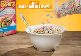 With colorful marshmallow bits and a little leprechaun magic, lucky charms first captured cereal lovers' hearts in 1964. Just Cereal Marshmallows A Whole Bag Of Only Cereal Marshmallows