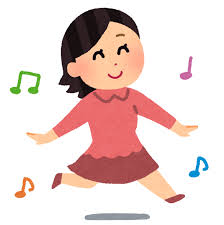 スキップのイラスト（女性） | かわいいフリー素材集 いらすとや