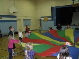 Our parachute is how we show love. Mrs Kopeck S Kindergarten Parachute In Gym My Childhood Memories Childhood Memories Parachute