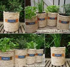 Low Budget And Easy Container Ideas For Herb Garden Coffee Can Crafts Can Crafts Garden Crafts