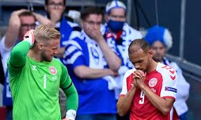 Denmark forward martin braithwaite says the decision to resume denmark's euro 2020 opener against finland following christian eriksen's cardiac arrest was the least bad one. Schmeichel Kunne Smile Braithwaite Matte Graede Eriksens Holdkammerater Traeder Ud I Lyset Igen Fodbold Sport