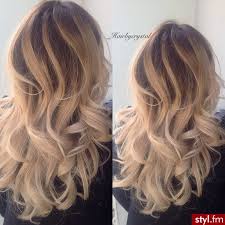 The same as pic hair type: Long Wavy Blonde Hair Curls Sexy On We Heart It