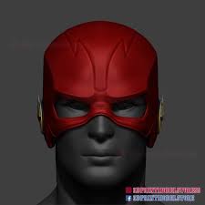 The Flash Helmet Season 5 Dc Comic Cosplay The Flash Season Cosplay Helmet Dc Comics Cosplay