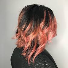Black And Rose Gold Hair 19 Best Rose Gold Hair Color Ideas For 2020 Gold Hair Black Hair Ombre Balayage Hair