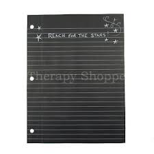 This version of the free lined notebook paper template has a red vertical line like standard notebook paper to provide a left margin for writing. Black Notebook Paper Assistive Technology Black Notebook Paper From Therapy Shoppe Black Notebook Paper Spiral Notebooks Writing Tools Pencil Grips