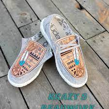 Built A Pair Of Hey Dude Krazy S Beadwork Leatherwork Facebook
