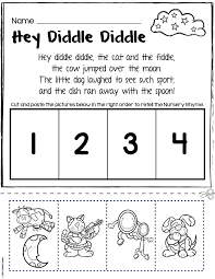 Nursery Rhymes Worksheets For Story Retelling Practice Rhyming Worksheet Nursery Rhyme Lessons Nursery Rhymes Preschool Activities